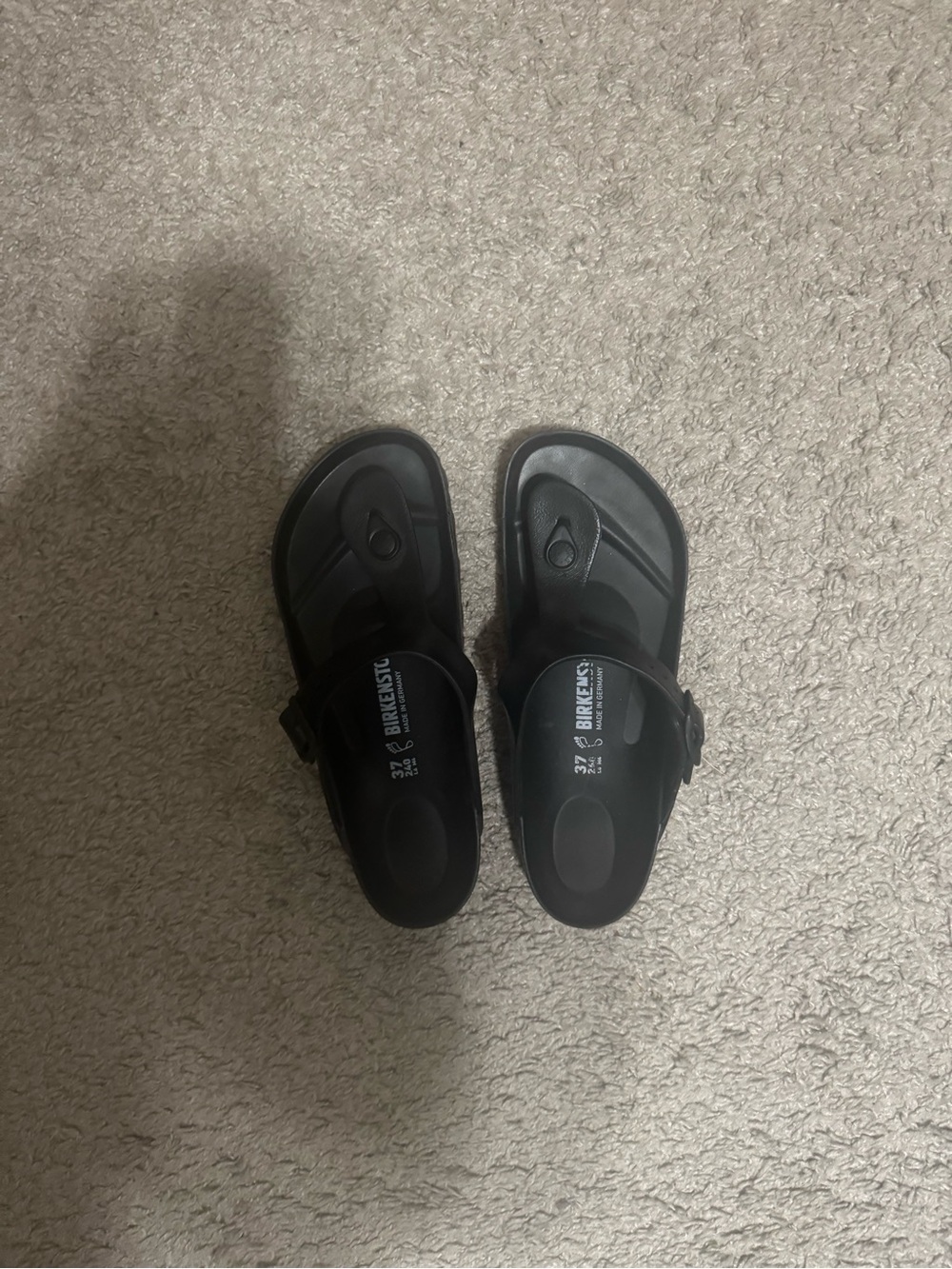 Birkenstock Womens BlackEVA Slide Sandals